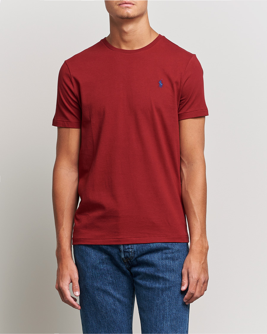 Heren | T-shirts | Polo Ralph Lauren | Crew Neck Tee Holiday Red
