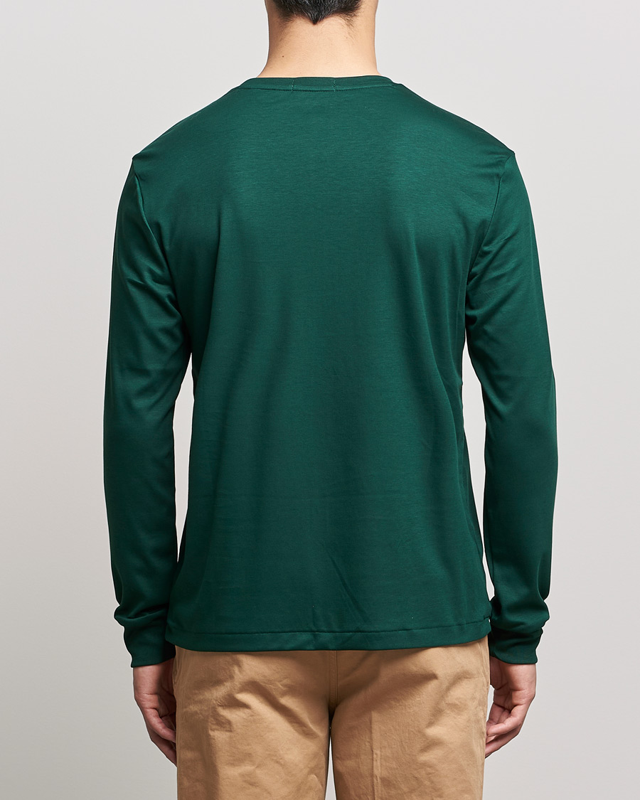 Heren | T-shirts | Polo Ralph Lauren | Luxury Pima Cotton Long Sleeve Tee College Green