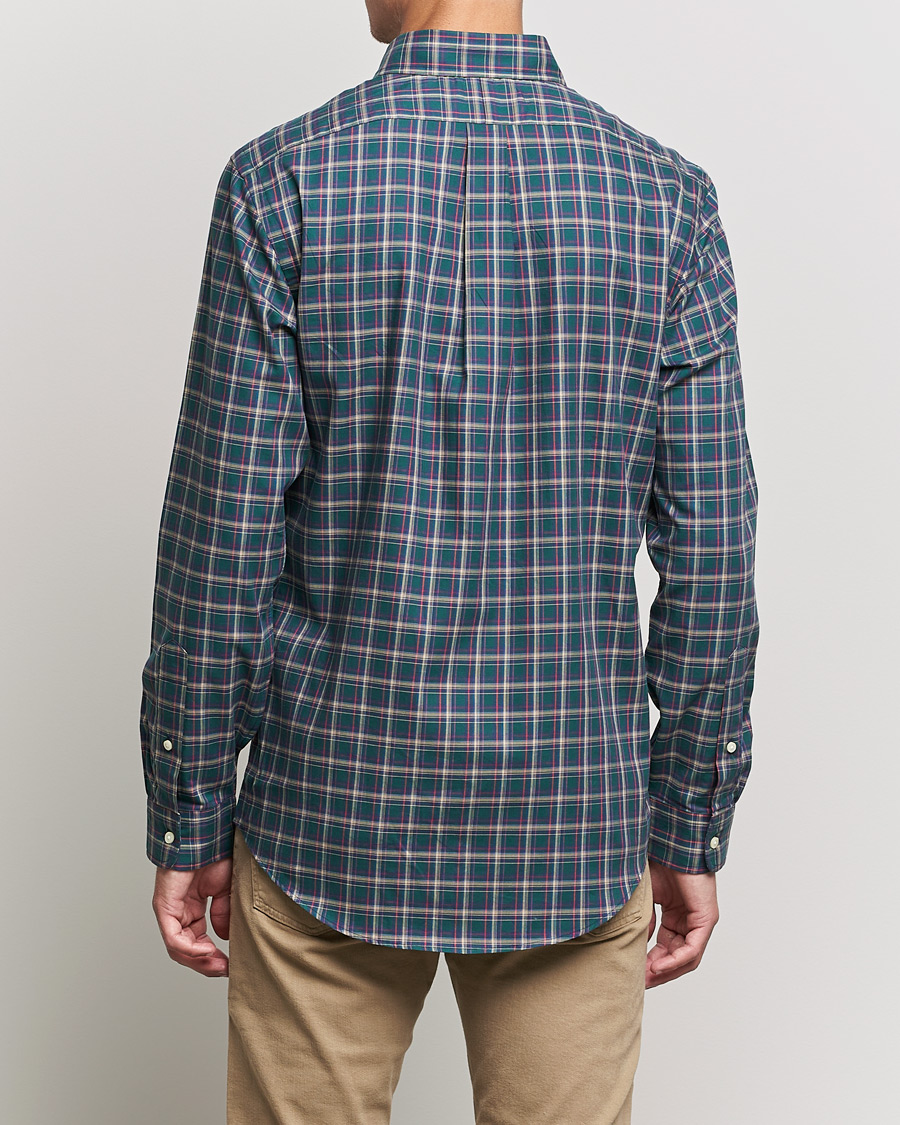 Heren | Overhemden | Polo Ralph Lauren | Custom Fit Twill Checked Shirt Green/Cream