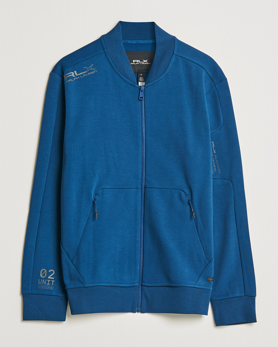 Homme | Pulls Et Tricots | RLX Ralph Lauren | Double Knit Full Zip Sweater Raleigh Blue