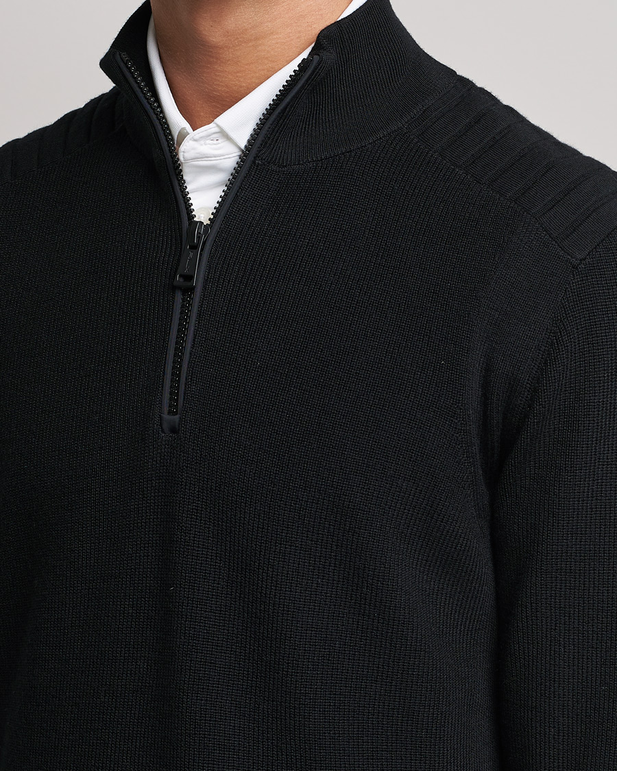 Homme | Pulls Et Tricots | RLX Ralph Lauren | Merino Half Zip Sweater Black