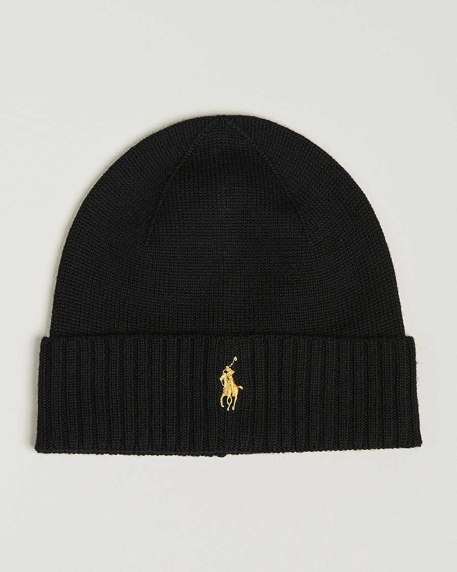 Heren | Mutsen | Polo Ralph Lauren | Merino Beanie Polo Black