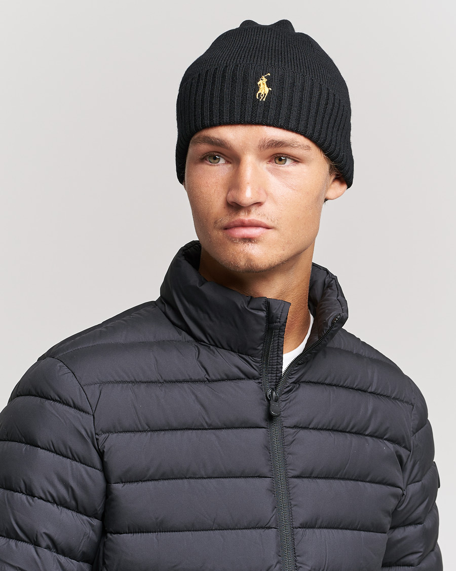 Heren | Mutsen | Polo Ralph Lauren | Merino Beanie Polo Black