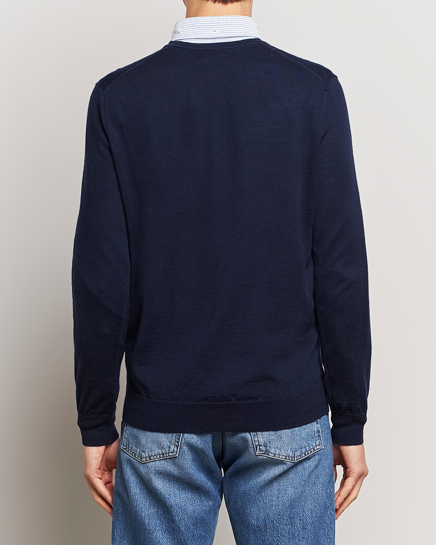 Homme | Pulls Et Tricots | Polo Ralph Lauren | Merino Crew Neck Pullover Hunter Navy