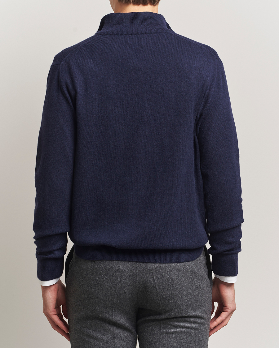 Homme | Pulls Et Tricots | Polo Ralph Lauren | Merino Half-Zip Sweater Hunter Navy