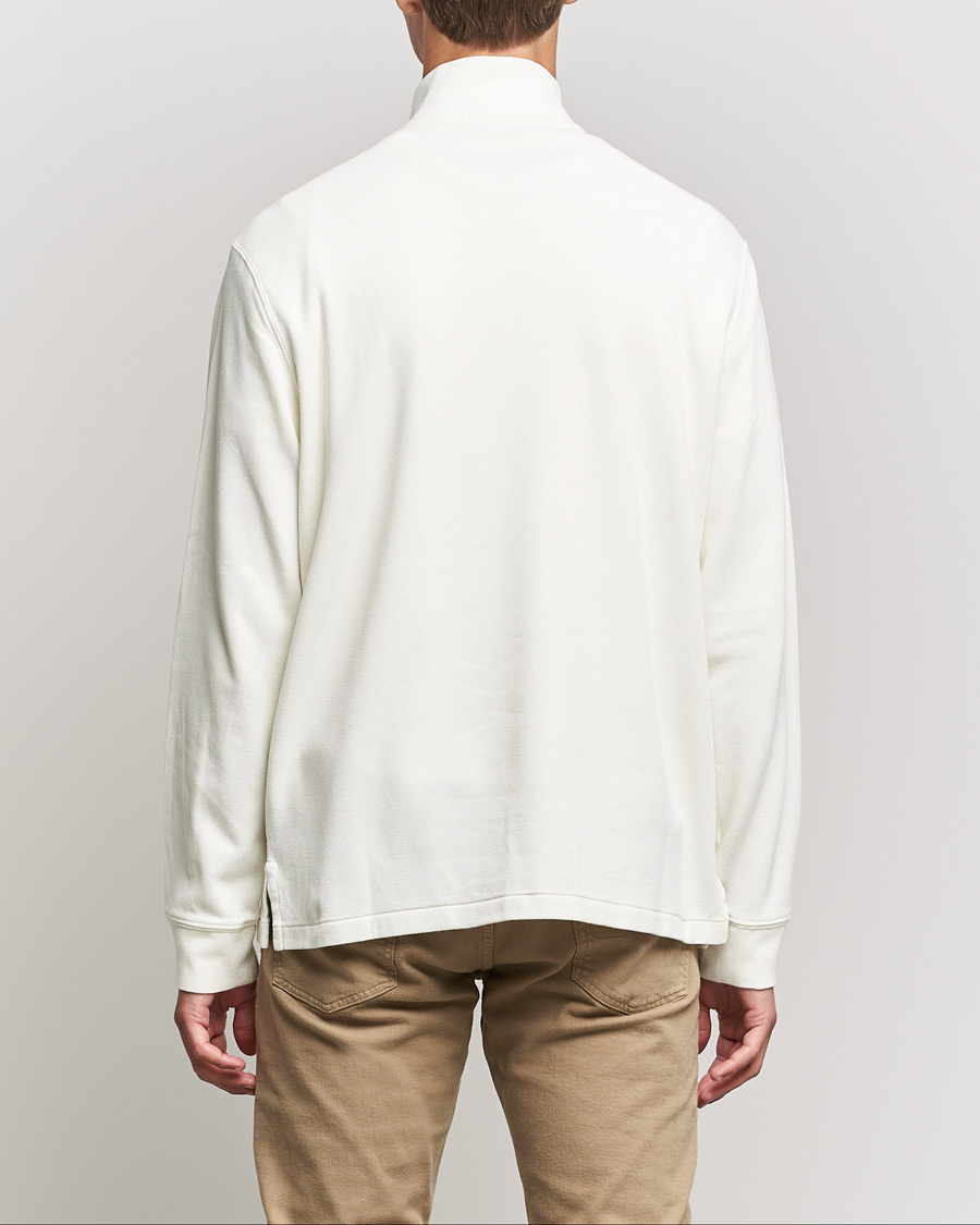 Heren | Truien | Polo Ralph Lauren | Double Knit Jaquard Half Zip Sweater Chic Cream