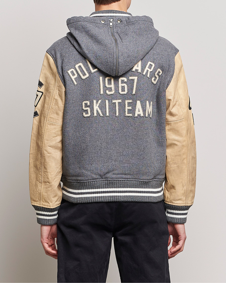 Homme | Manteaux Et Vestes | Polo Ralph Lauren | Ski Varsity Lined Bomber Jacket Grey Heather