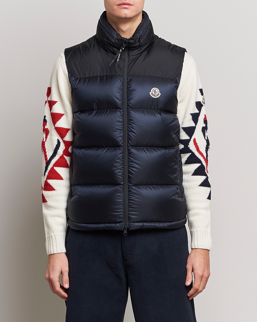 Heren | Jassen | Moncler | Ophrys Down Vest Black/Navy