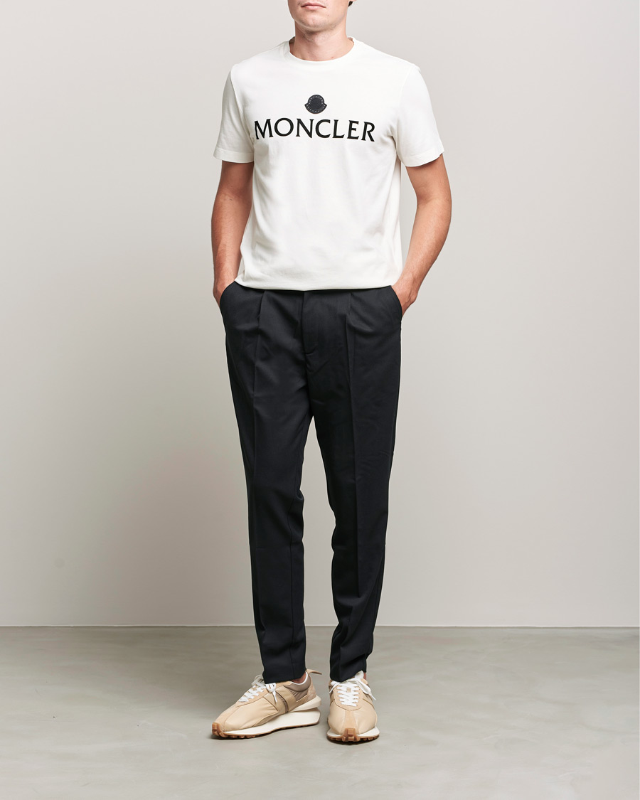 Heren | T-shirts | Moncler | Lettering T-Shirt White