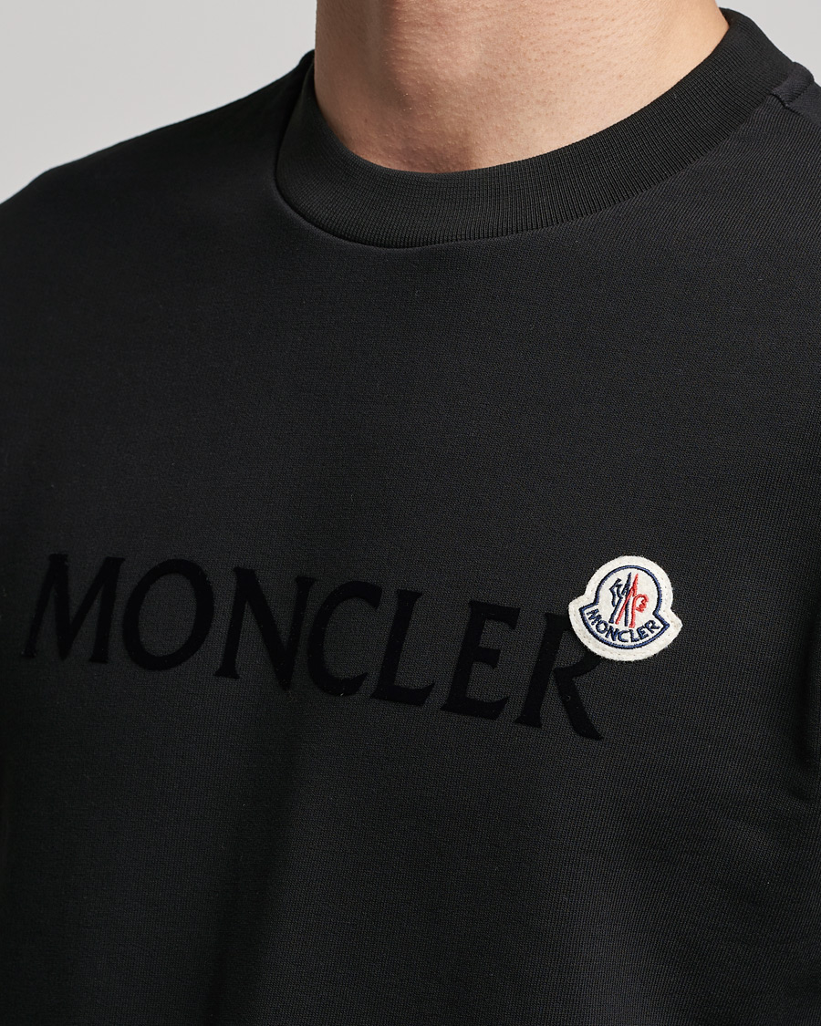 Homme | Pulls Et Tricots | Moncler | Logo Patch Sweatshirt Black
