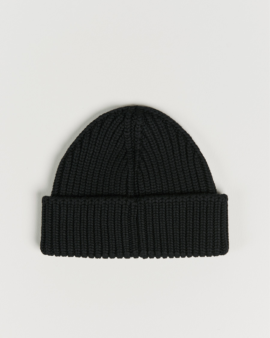 Homme | Moncler Tonal Logo Beanie Black | Moncler | Tonal Logo Beanie Black
