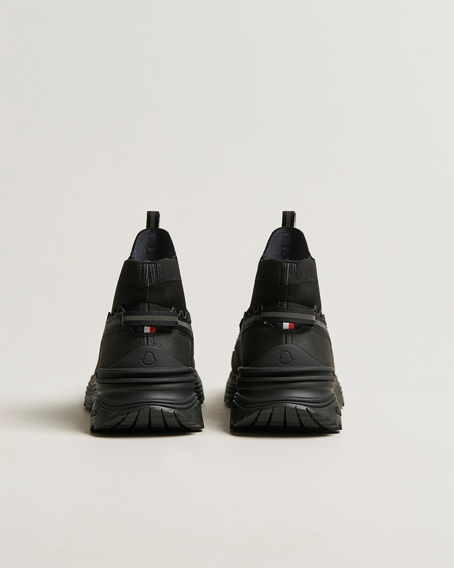Heren | Moncler Knit High Running Sneakers Black | Moncler | Knit High Running Sneakers Black