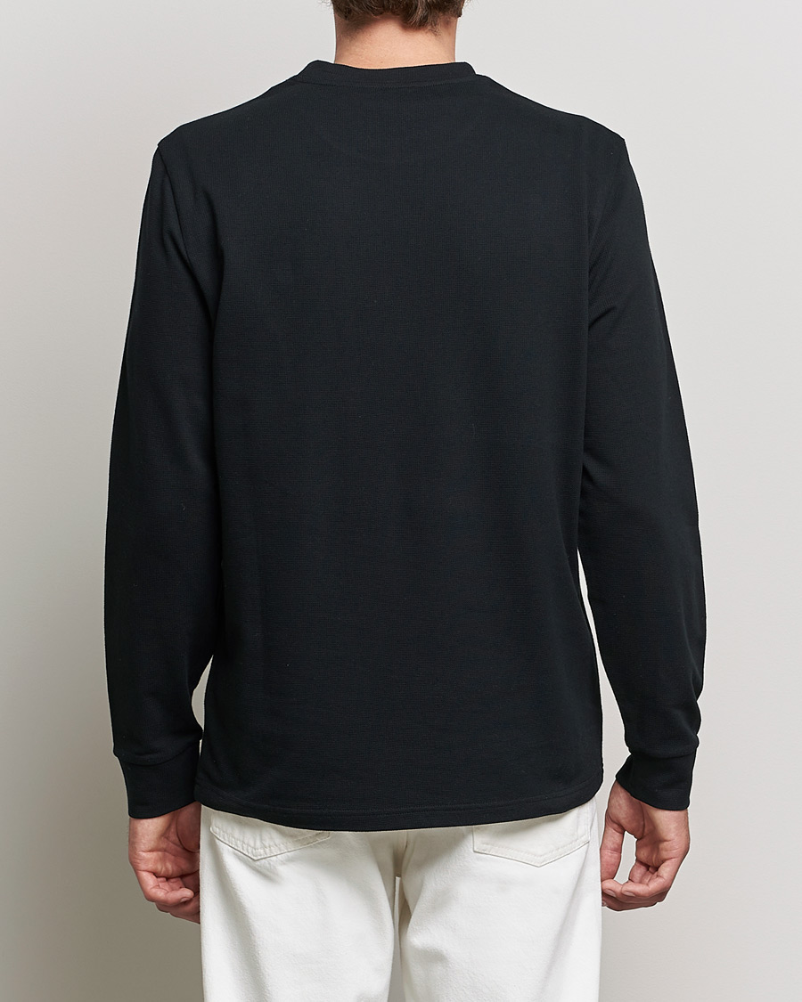 Homme | T-shirts | Moncler | Long Sleeve Logo Patch T-Shirt Black