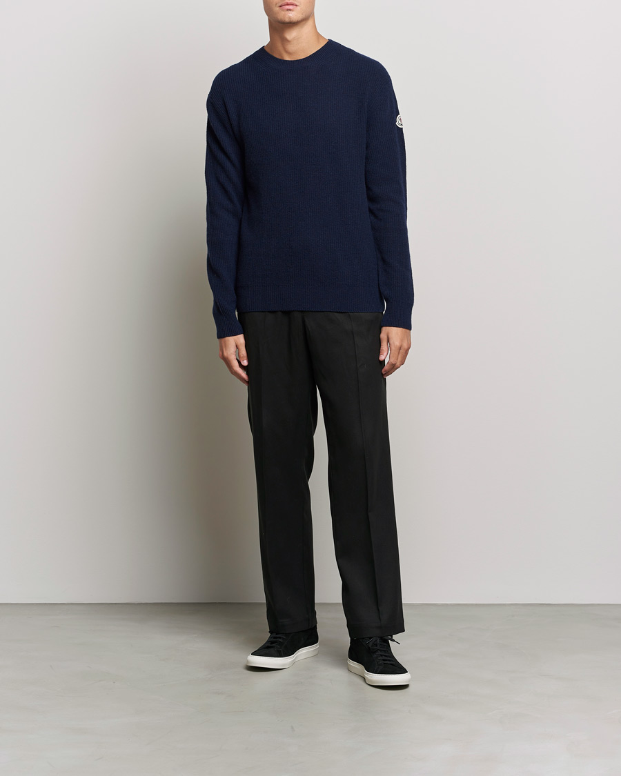 Heren | Truien | Moncler | Cashmere Crew Neck Sweater Navy