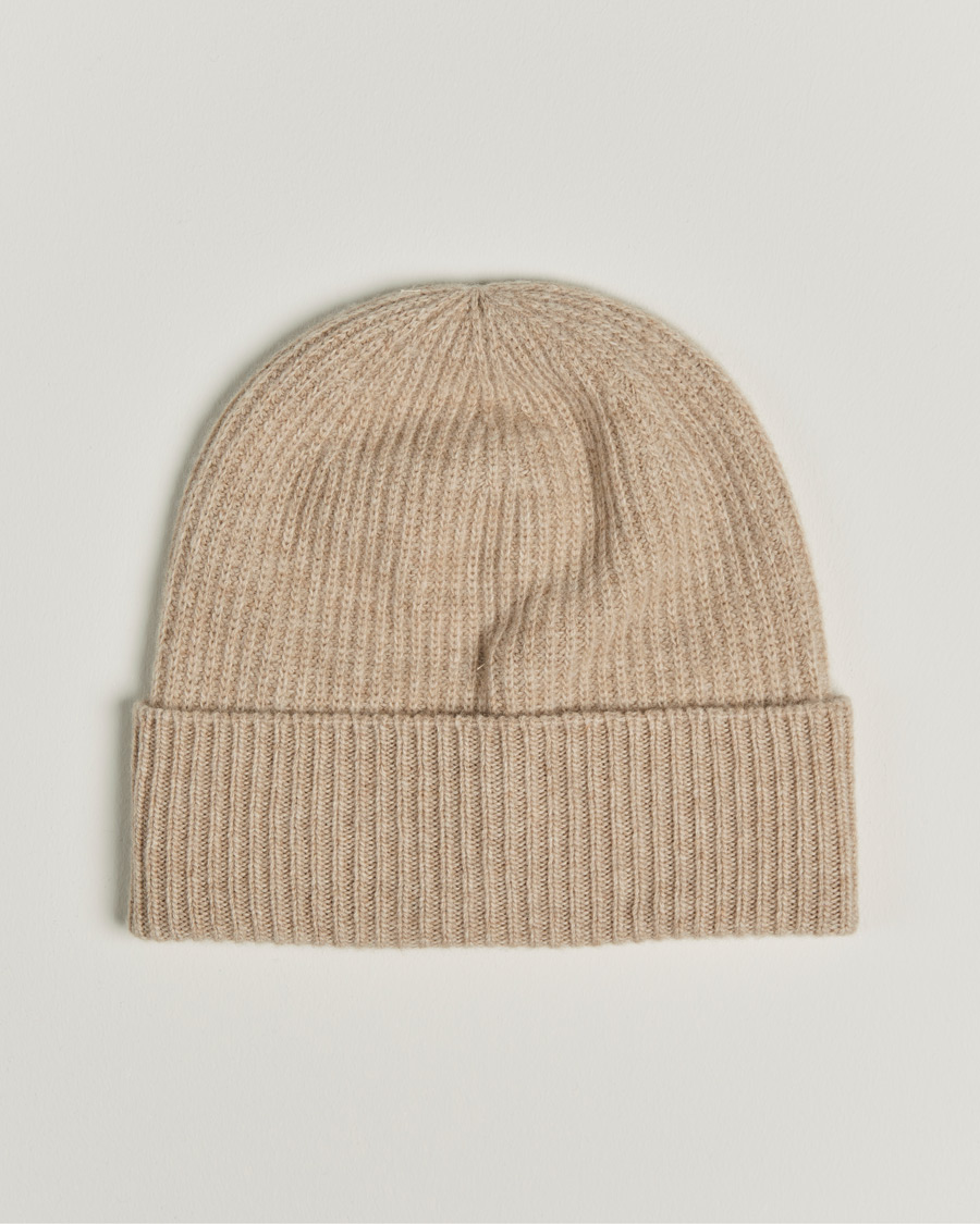 Heren | Moncler Cashmere Beanie Beige | Moncler | Cashmere Beanie Beige