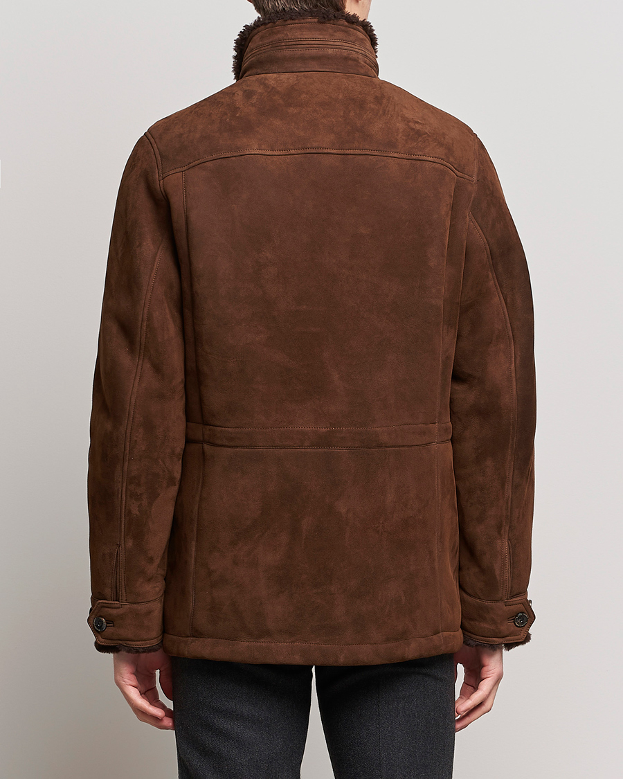 Heren | Jassen | Ralph Lauren Purple Label | Shearling Field Jacket Chestnut