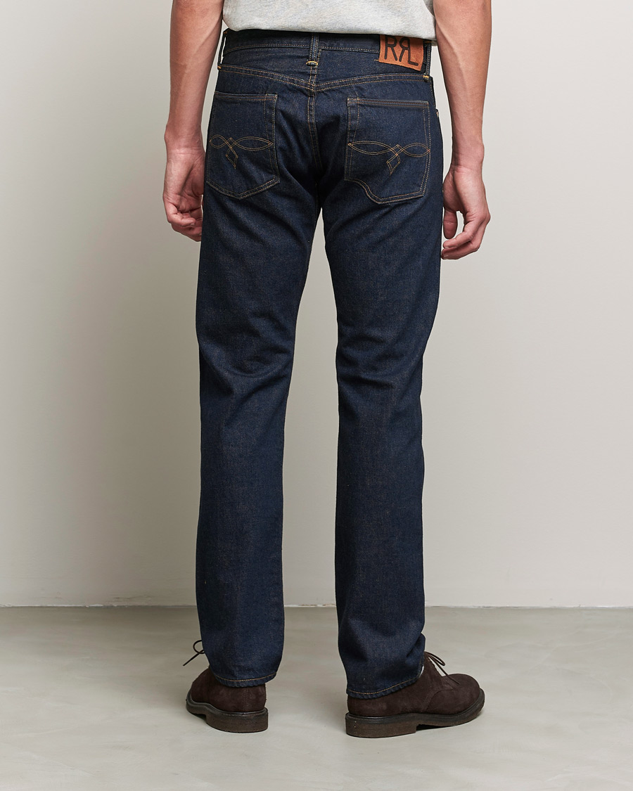 Heren | Jeans | RRL | Slow Straight 5-Pocket Denim Once Washed