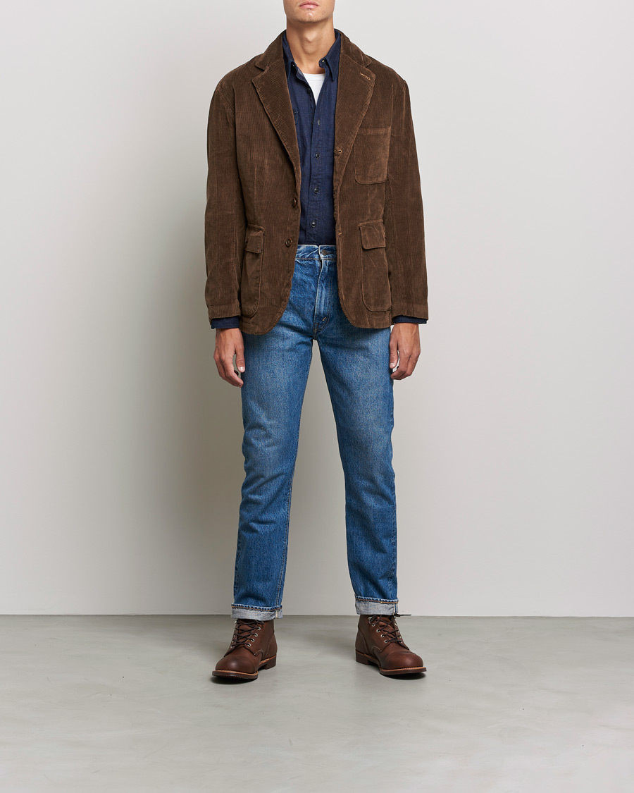 Heren | Blazers | RRL | Stowford Corduroy Jacket Vintage Brown