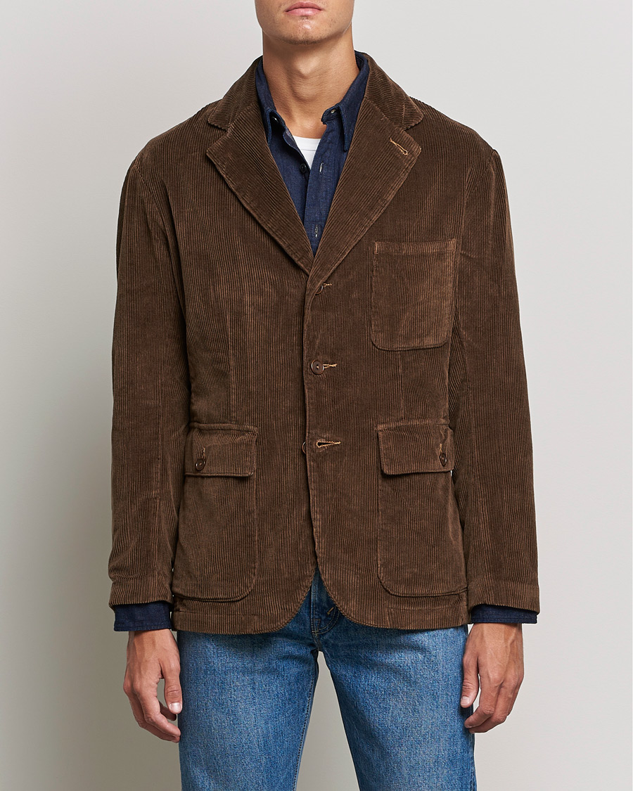 Heren | Blazers | RRL | Stowford Corduroy Jacket Vintage Brown
