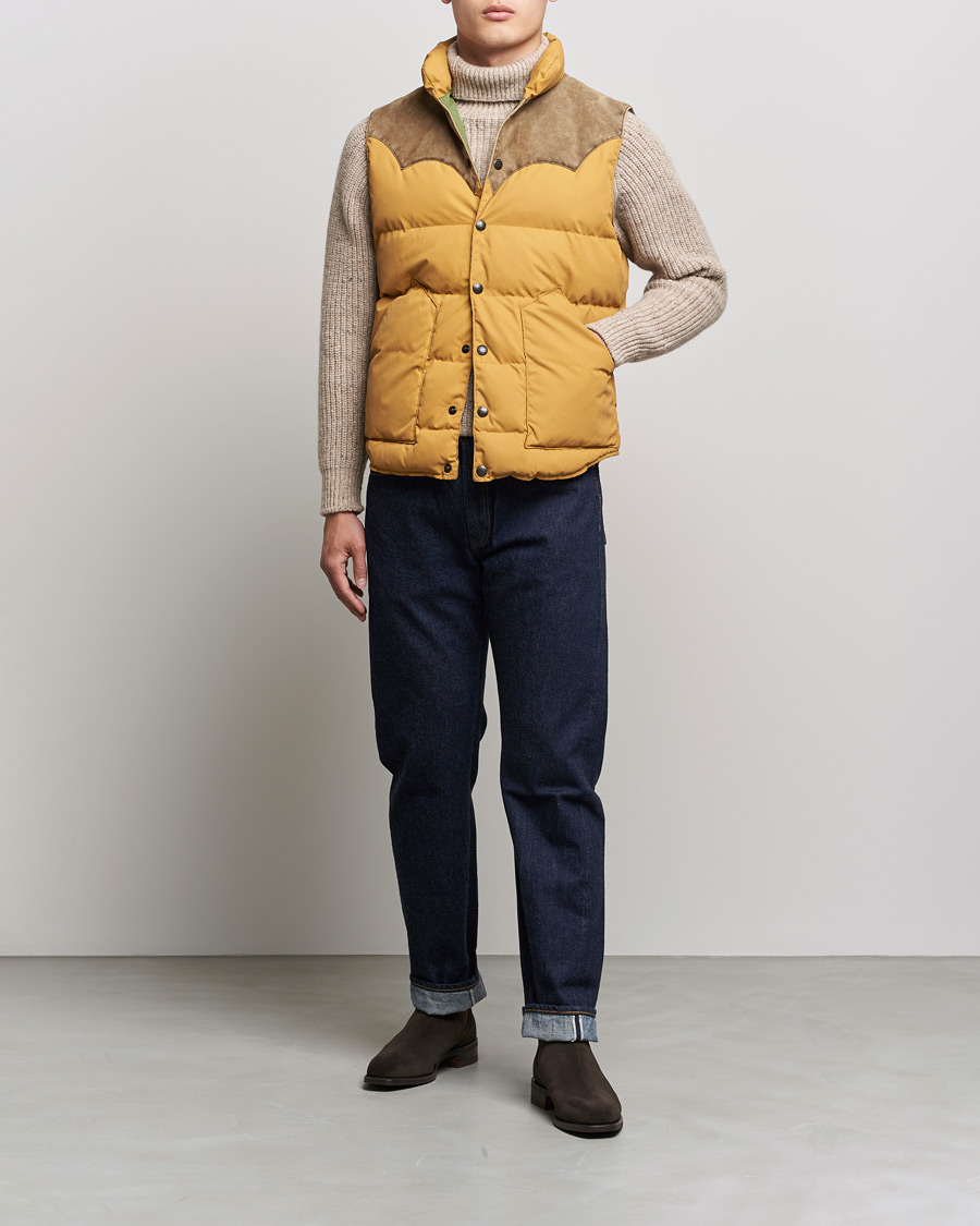Homme | Manteaux Et Vestes | RRL | Milburn Quilted Vest Mountain Yellow