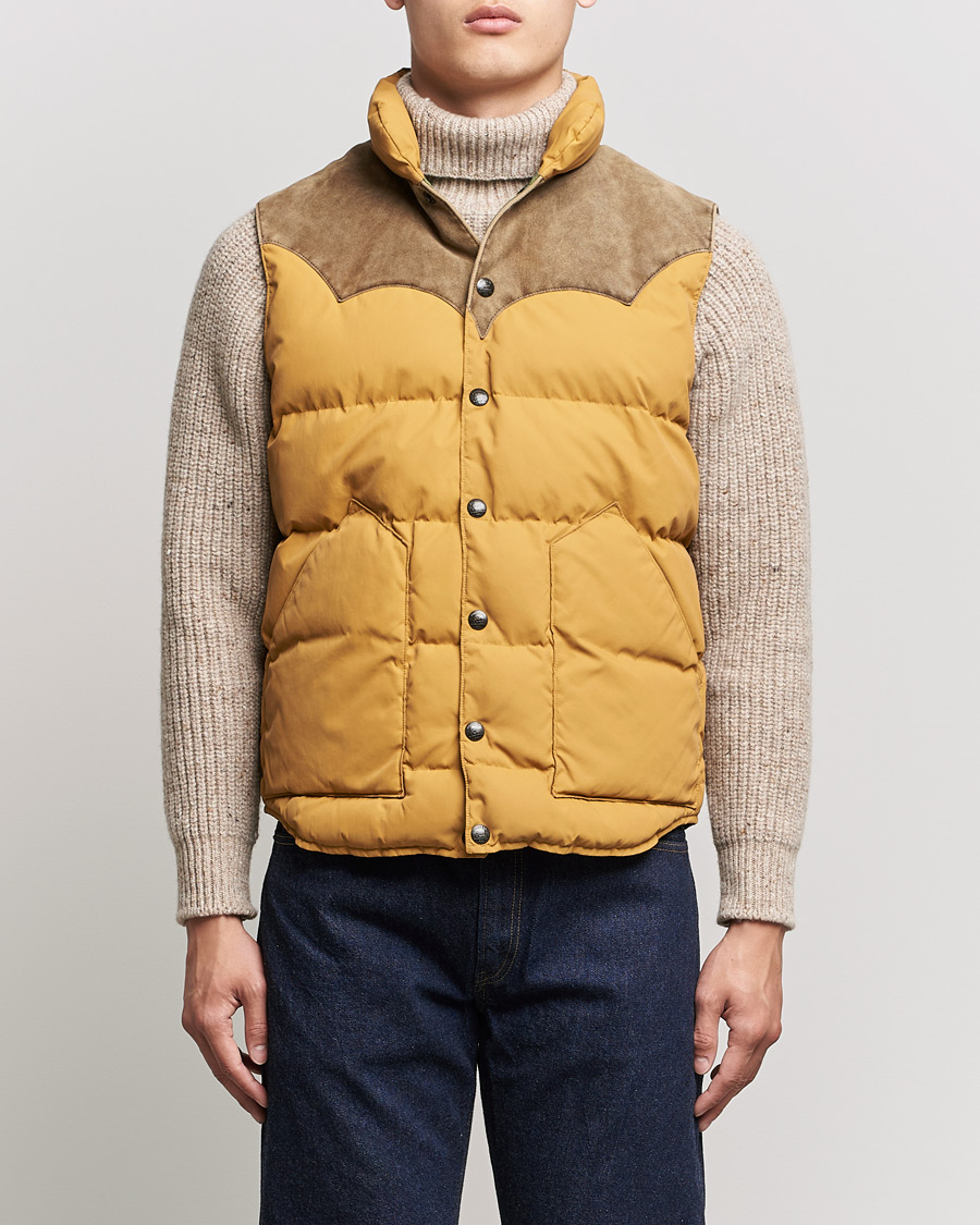 Homme | Manteaux Et Vestes | RRL | Milburn Quilted Vest Mountain Yellow