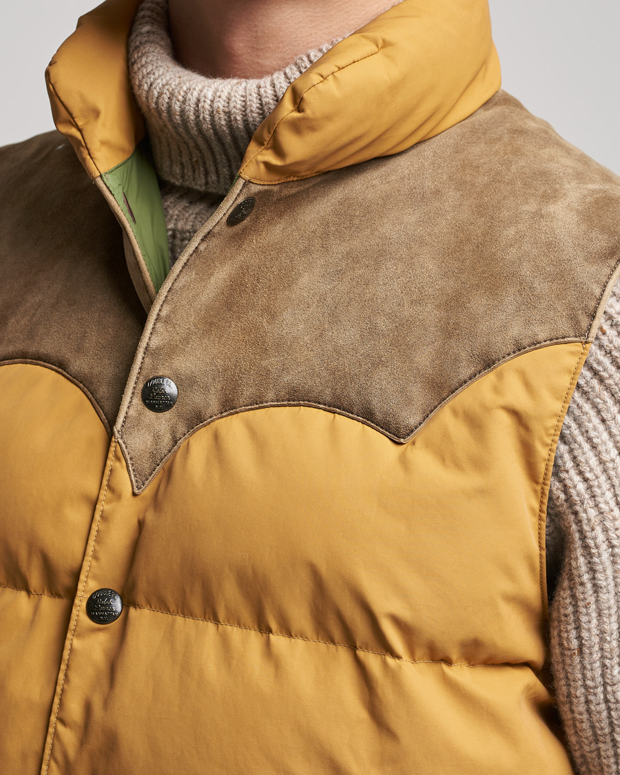 Homme | Manteaux Et Vestes | RRL | Milburn Quilted Vest Mountain Yellow