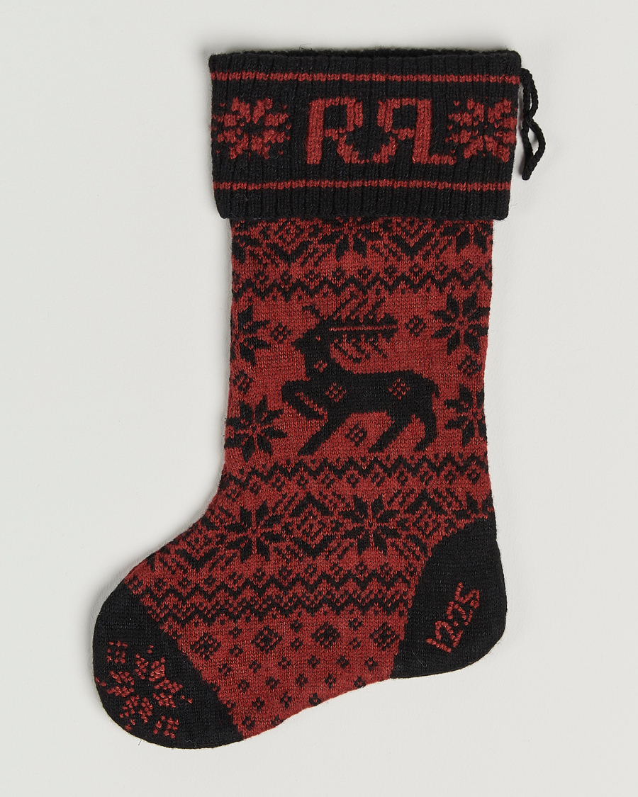 Homme | Pour Les Connaisseurs | RRL | Holiday Stocking Red/Black
