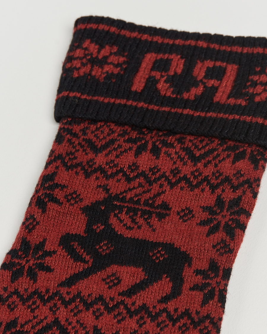 Homme | Pour Les Connaisseurs | RRL | Holiday Stocking Red/Black