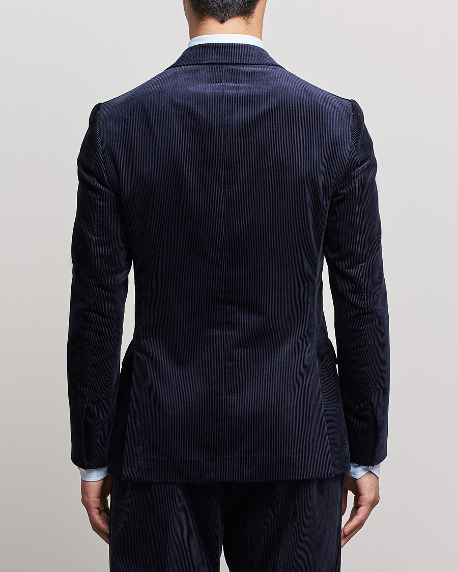 Homme | Blazers | Ralph Lauren Purple Label | Wale Corduroy Blazer Chairman Navy