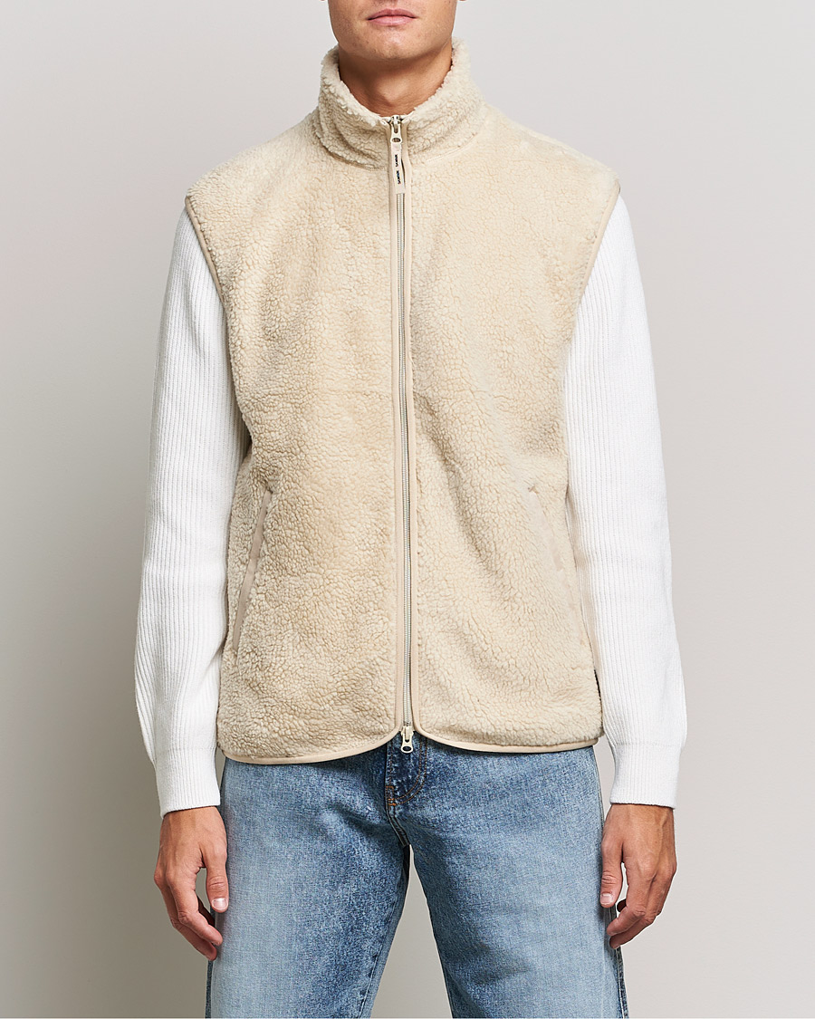 Homme | Pulls Et Tricots | Samsøe Samsøe | Samsøe & Samsøe Rune Fleece Vest Brown Rice