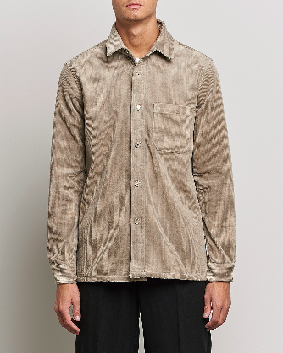 Heren | Overhemden | Samsøe Samsøe | Samsøe & Samsøe Waltones Corduroy Overshirt Winter Twig