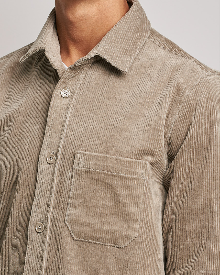 Heren | Overhemden | Samsøe Samsøe | Samsøe & Samsøe Waltones Corduroy Overshirt Winter Twig