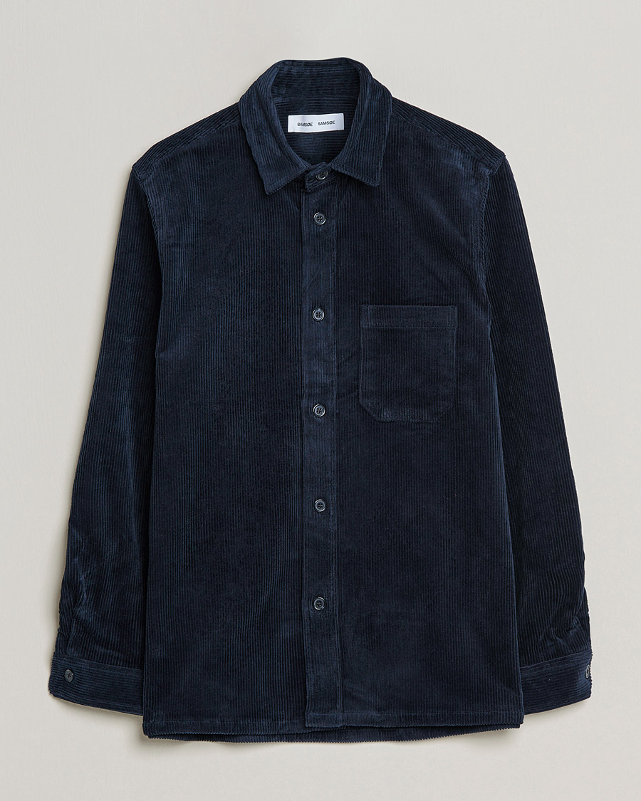 Heren | Overhemden | Samsøe Samsøe | Samsøe & Samsøe Waltones Corduroy Overshirt Salute