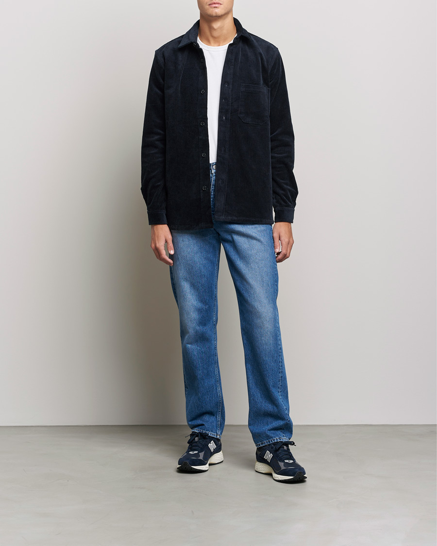 Heren | Overhemden | Samsøe Samsøe | Samsøe & Samsøe Waltones Corduroy Overshirt Salute