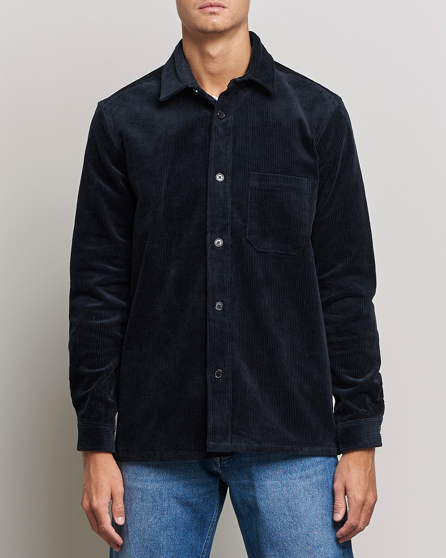 Heren | Overhemden | Samsøe Samsøe | Samsøe & Samsøe Waltones Corduroy Overshirt Salute