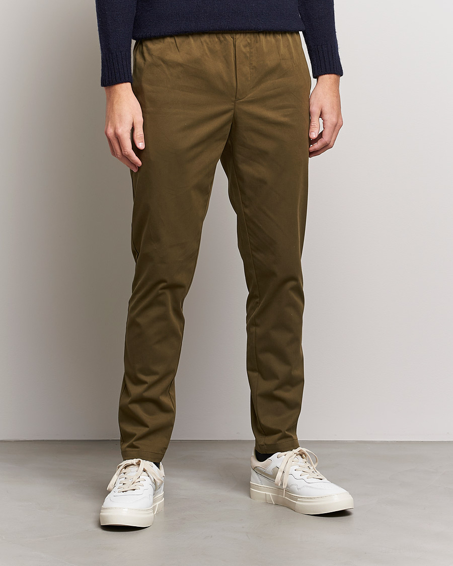 Homme | Pantalons | Samsøe Samsøe | Samsøe & Samsøe Smithy Trousers Dark Olive