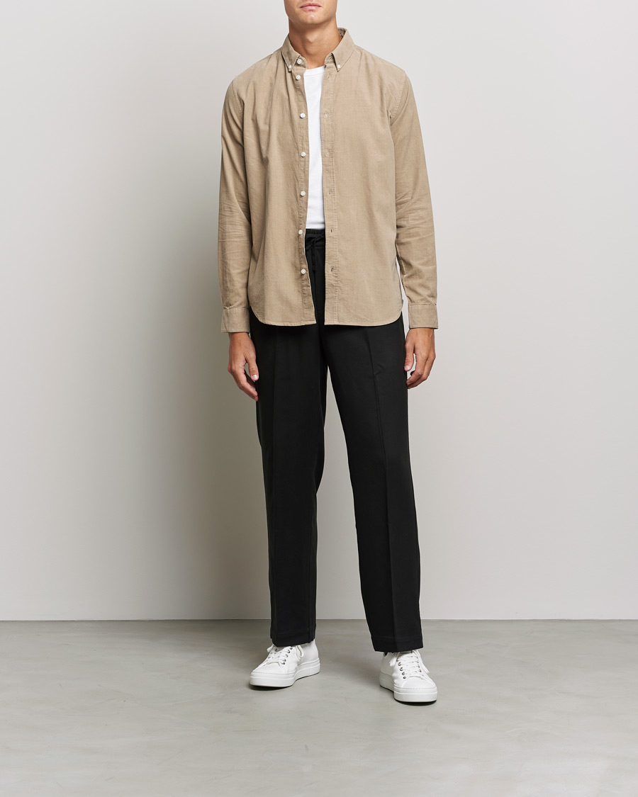 Heren | Overhemden | Samsøe Samsøe | Samsøe & Samsøe Liam Organic Cotton Shirt Winter Twig