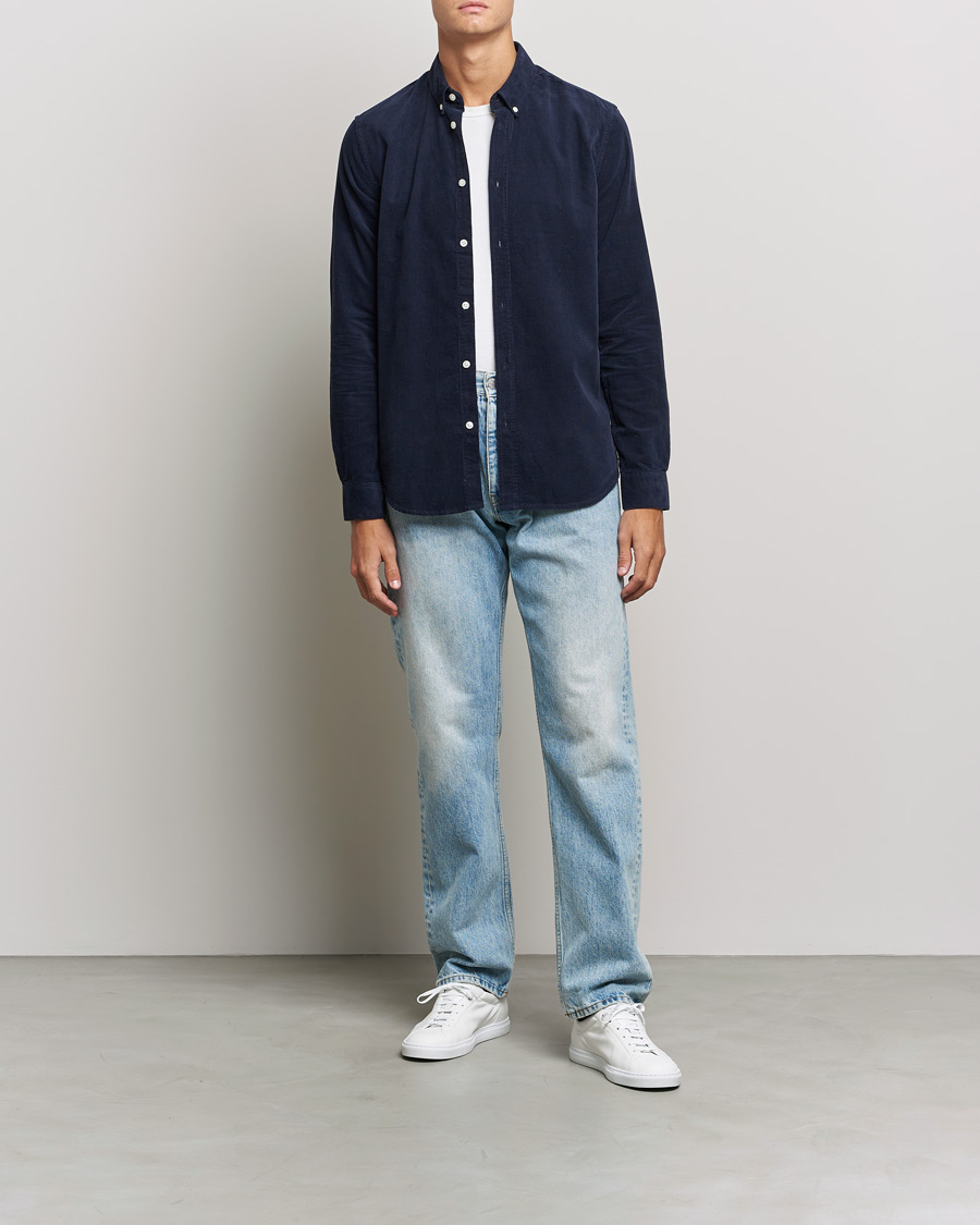 Heren | Overhemden | Samsøe Samsøe | Samsøe & Samsøe Liam Organic Cotton Shirt Salute