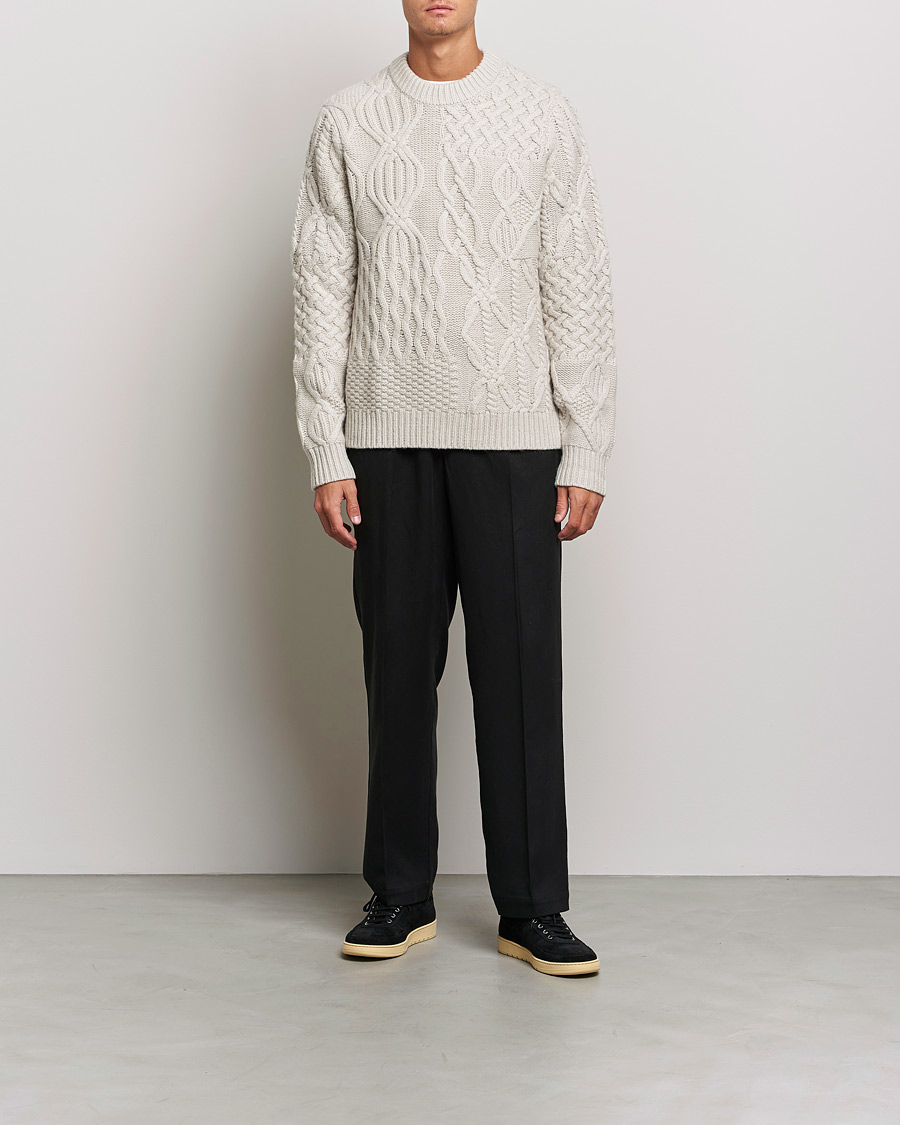 Homme | Pulls Et Tricots | Samsøe Samsøe | Samsøe & Samsøe Harolds Crew Neck Oatmeal