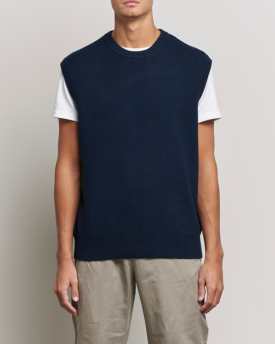 Homme | Pulls Et Tricots | Samsøe Samsøe | Samsøe & Samsøe Jack Wool Knitted Vest Salute