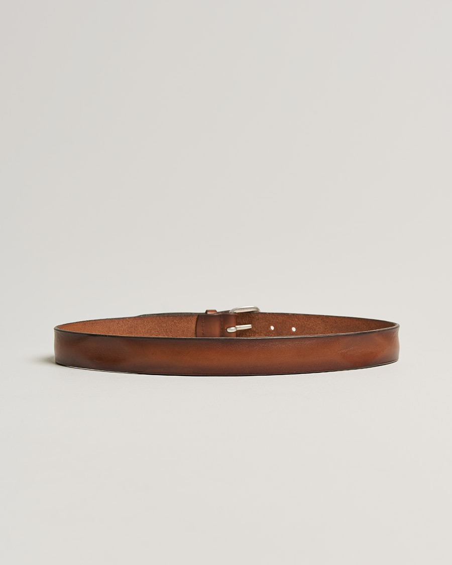 Heren | Orciani Vachetta Belt 3,5 cm Cognac | Orciani | Vachetta Belt 3,5 cm Cognac