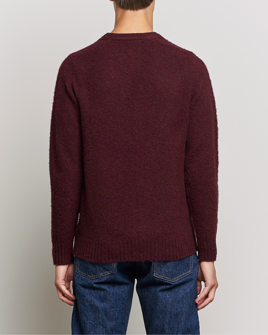Heren | Truien | Howlin' | Brushed Wool Cardigan Bordeaux