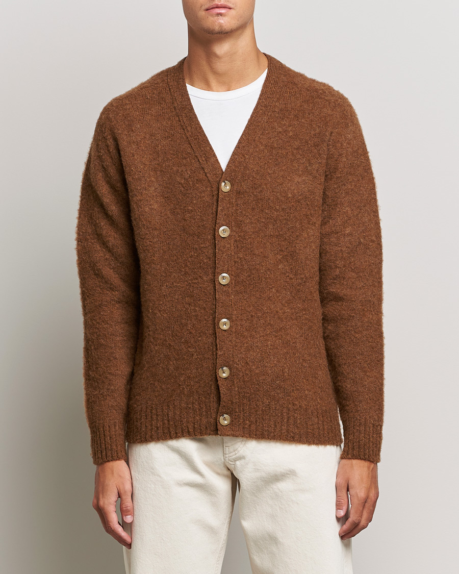 Homme | Pulls Et Tricots | Howlin' | Brushed Wool Cardigan Nuts