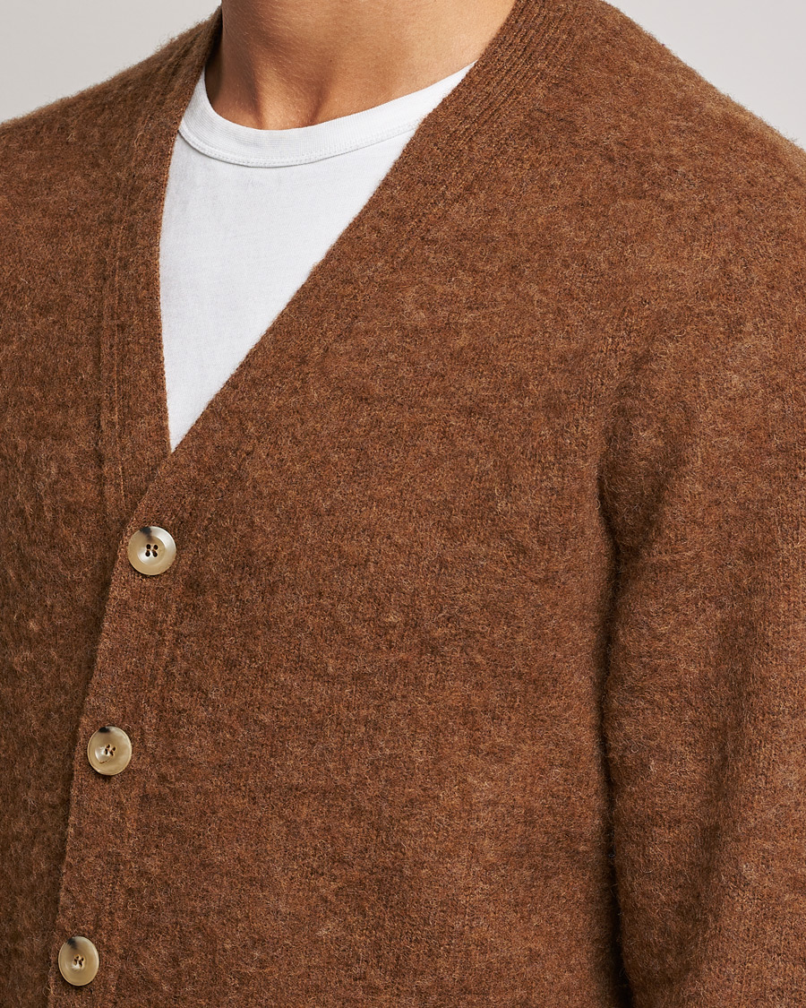 Homme | Pulls Et Tricots | Howlin' | Brushed Wool Cardigan Nuts
