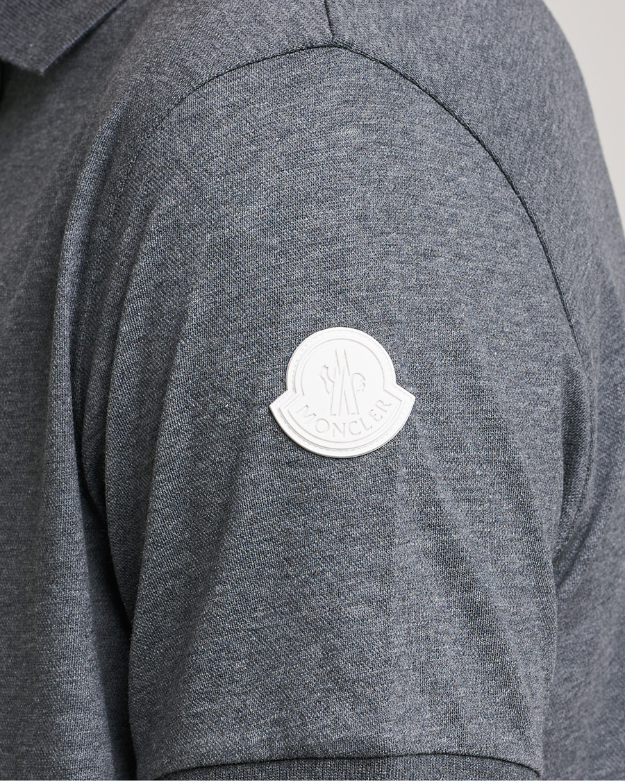 Homme | Polos | Moncler | Tricolore Rib Polo Black