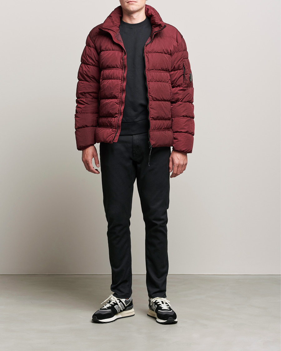 Homme | Manteaux Et Vestes | C.P. Company | Eco-Chrome R Lightweight Down Jacket Wine