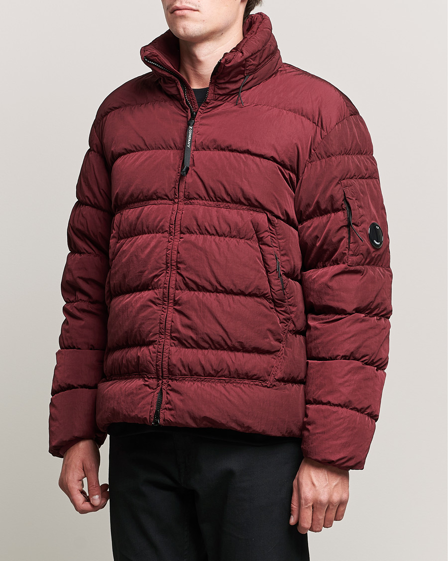 Homme | Manteaux Et Vestes | C.P. Company | Eco-Chrome R Lightweight Down Jacket Wine