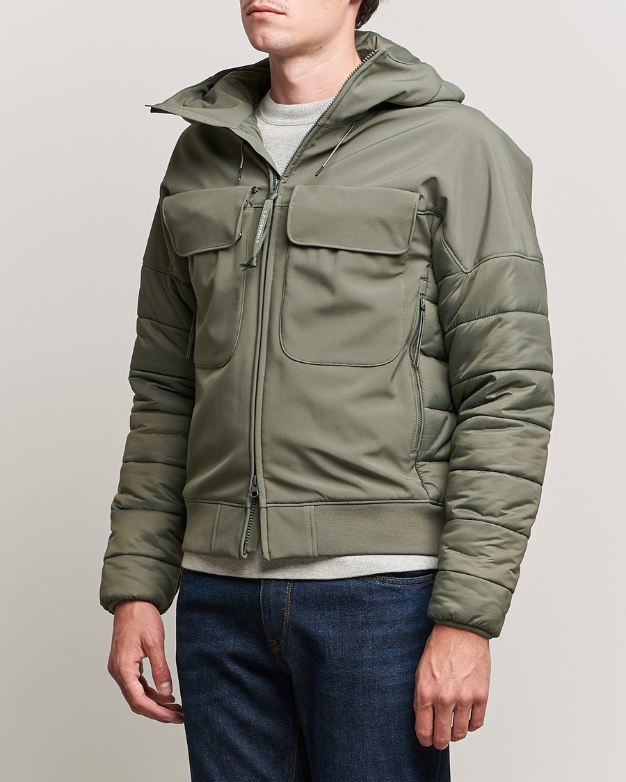 Homme | Manteaux Et Vestes | C.P. Company | CP Shell - R Mixed Goggle Jacket Green