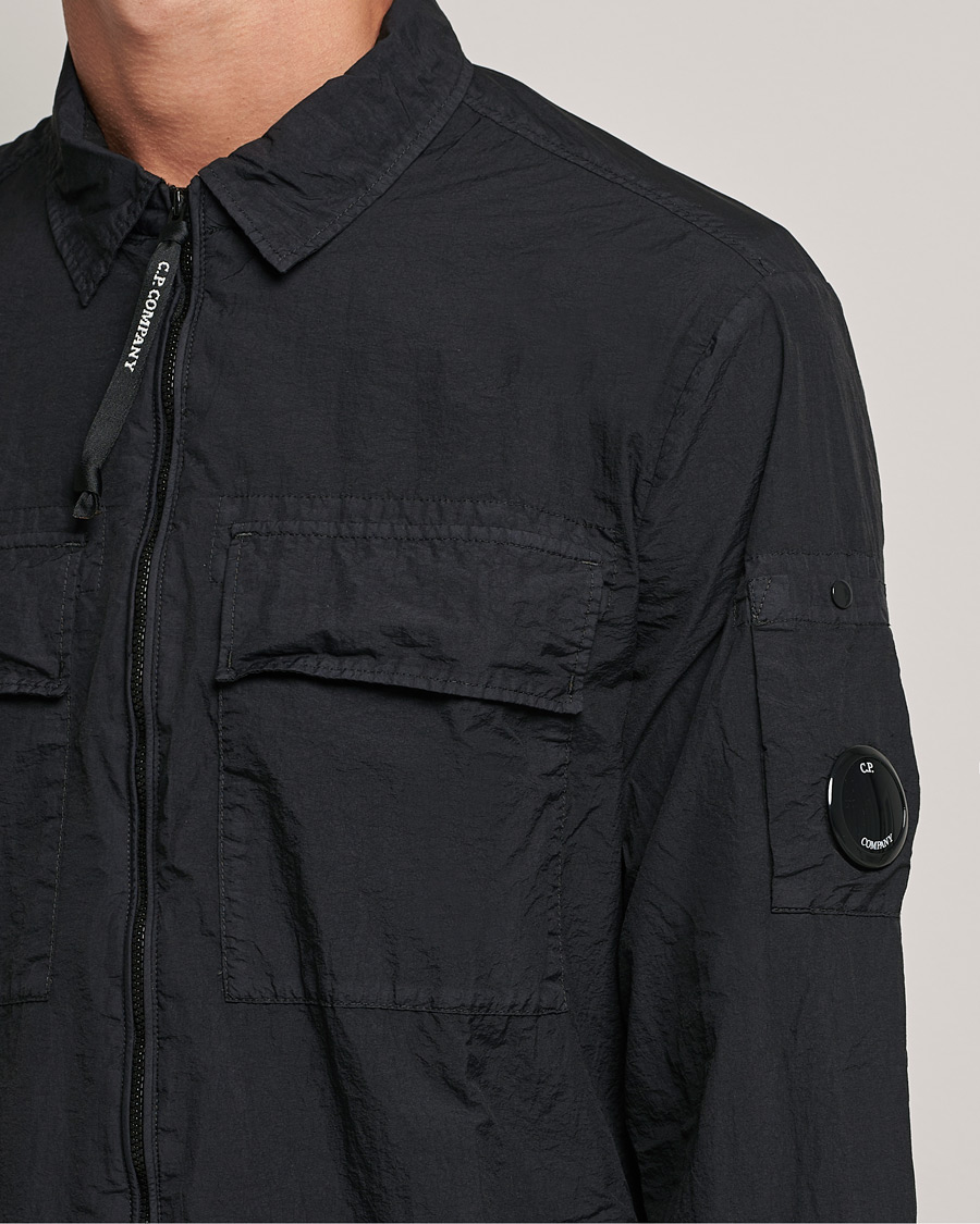 Homme | Chemises | C.P. Company | Taylon L Zip Overshirt Black