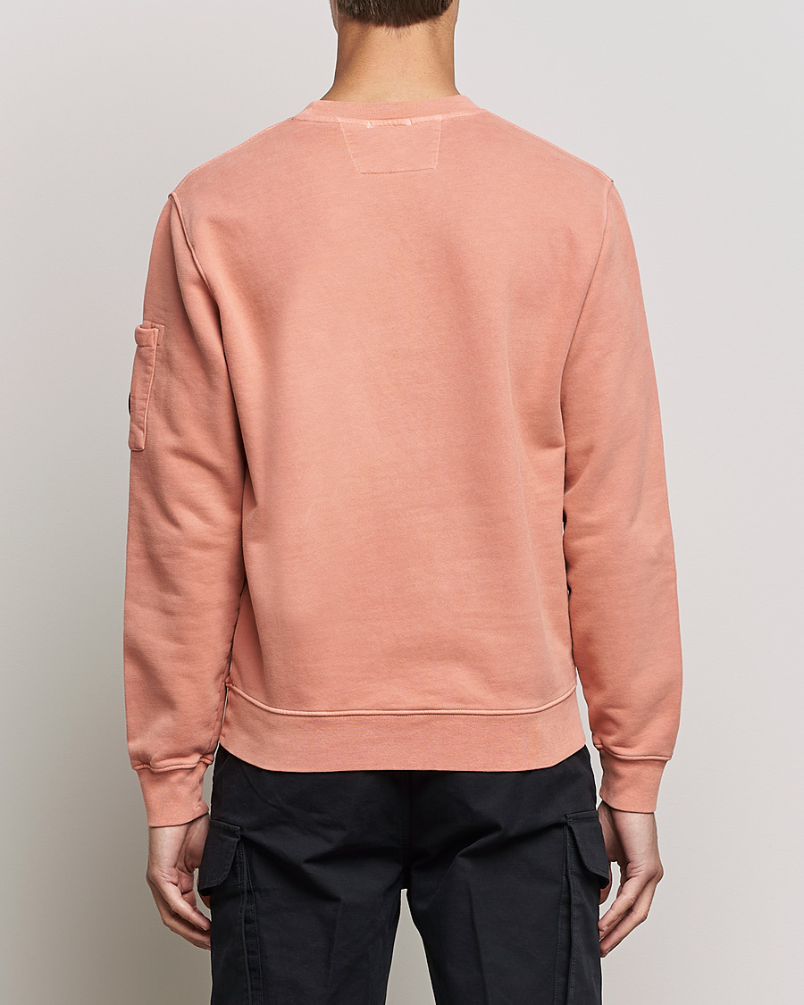 Homme | Pulls Et Tricots | C.P. Company | Brushed Emerized Diagonal Fleece Sweat Peach
